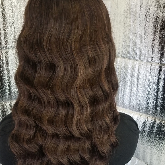 Custom made and Colored human hair wig